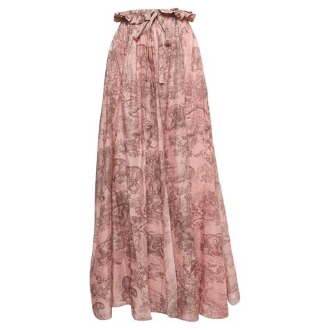 dior jungle print|Dior Pink Jungle Print Cotton Gathered Layered Dioriviera Maxi .